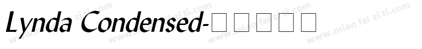 Lynda Condensed字体转换
